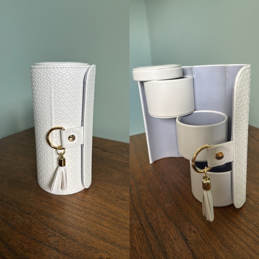 NIB Vlando Jewelry Box White